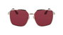 Victoria Beckham VB234S-712 con cristales rojos y detalles dorados