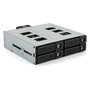 Fantec MR-SA1242-12G para 4x 2.5 pulg. SSD/HDD Negro