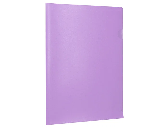 Liderpapel Carpeta dossier uñero polipropileno DIN A4 lavanda opaco 20 hojas