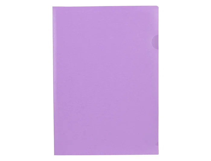 Liderpapel Carpeta dossier uñero polipropileno DIN A4 lavanda opaco 20 hojas