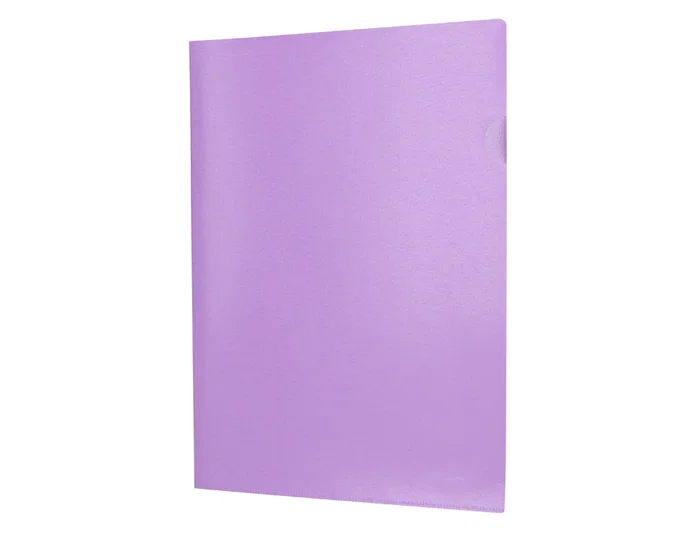 Liderpapel Carpeta dossier uñero polipropileno DIN A4 lavanda opaco 20 hojas