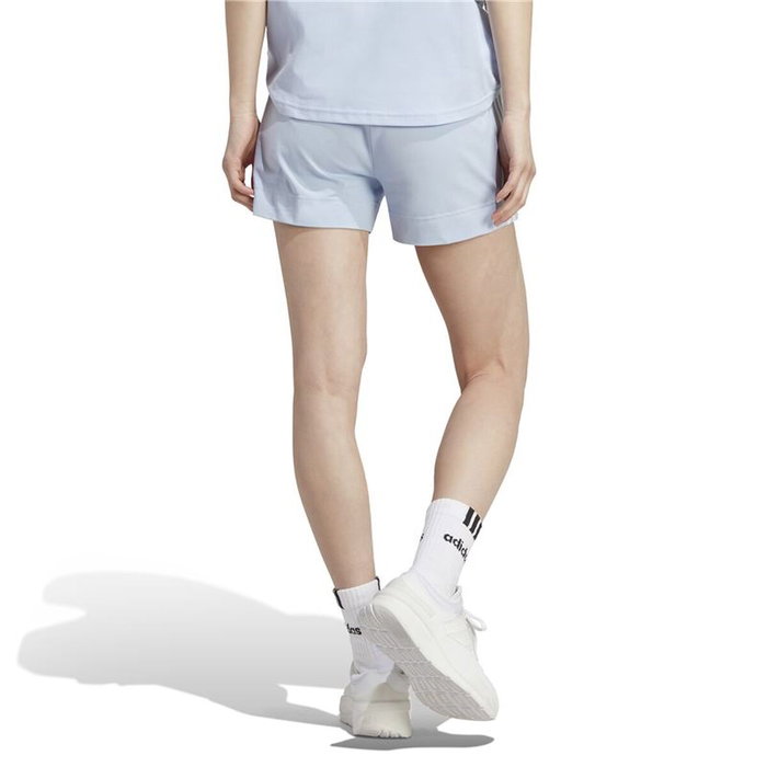 Pantalones Cortos Deportivos para Mujer Adidas 3S Sj Azul claro XL Pantalones Cortos Deportivos para Mujer Adidas 3S Sj Azul claro XL