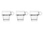 La Mediterranea Set de 3 Tazas de Café Tower de 90ml (24 Cajas) SKU: B123PARDN7