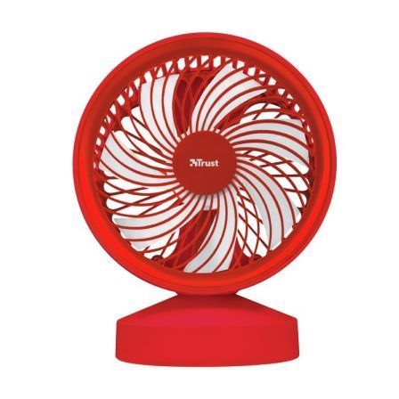 VENTILADOR USB TRUST VENTU RED - 7 ASPAS - ALIMENTACIÓN USB - ASA DE TRANSPORTE - INTERRUPTOR ON/OFF