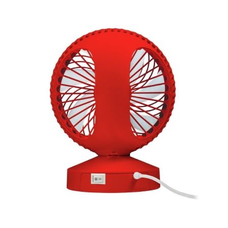 VENTILADOR USB TRUST VENTU RED - 7 ASPAS - ALIMENTACIÓN USB - ASA DE TRANSPORTE - INTERRUPTOR ON/OFF