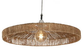 DKD Home Decor Pantalla Tropical Natural 26 x 66 x 26 cm (2 Unidades)