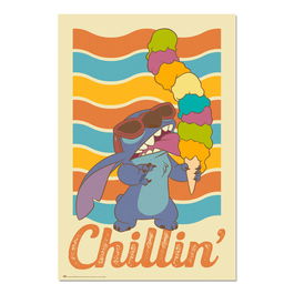 ERIK Poster Chillin Stitch Disney 91,5x61cm Papel Brillo 150 gr