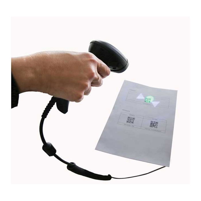 Datalogic QD2500 Lector de Códigos de Barras Portátil 1D/2D Negro Alámbrico USB/Teclado/RS-232 IP52 5V