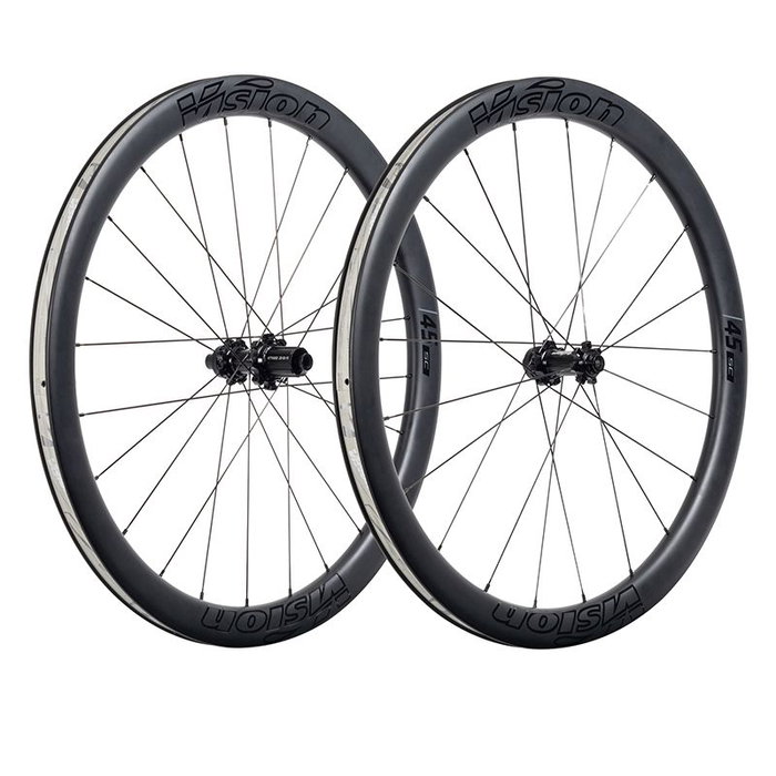 Vision Service Course Ruedas de Carbono 45mm – 12 Velocidades, Centerlock, Tubeless, 28" Vision Service Course Ruedas de Carbono 45mm – 12 Velocidades, Centerlock, Tubeless, 28"