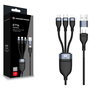 Conceptronic Cable USB 3 en 1 ETTA05B15 Negro
