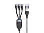 Conceptronic ETTA05B15 Cable de Carga USB 3-en-1 PD 3.0 60W 1,5M