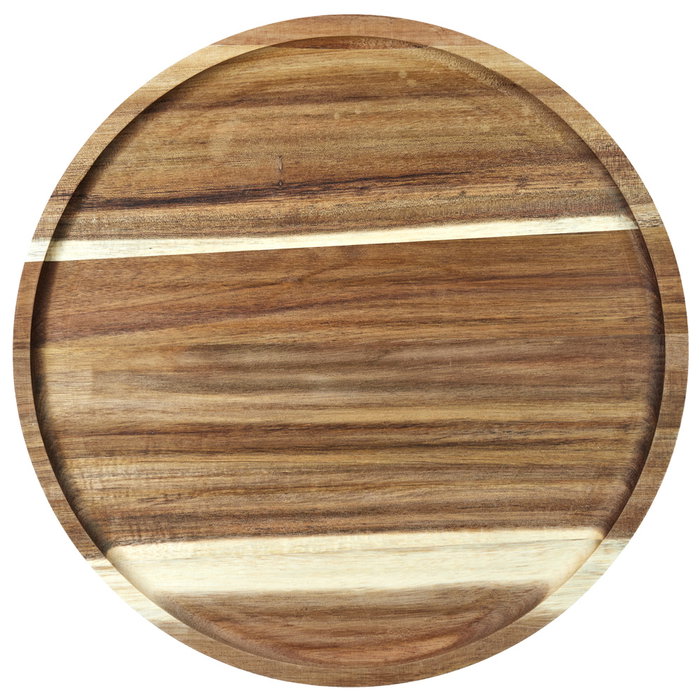 Home Deco Factory Plato de Presentación de Acacia 32 cm