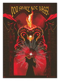 Grupo Erik Póster Luminiscente El Señor de los Anillos Balrog 50 x 70 cm