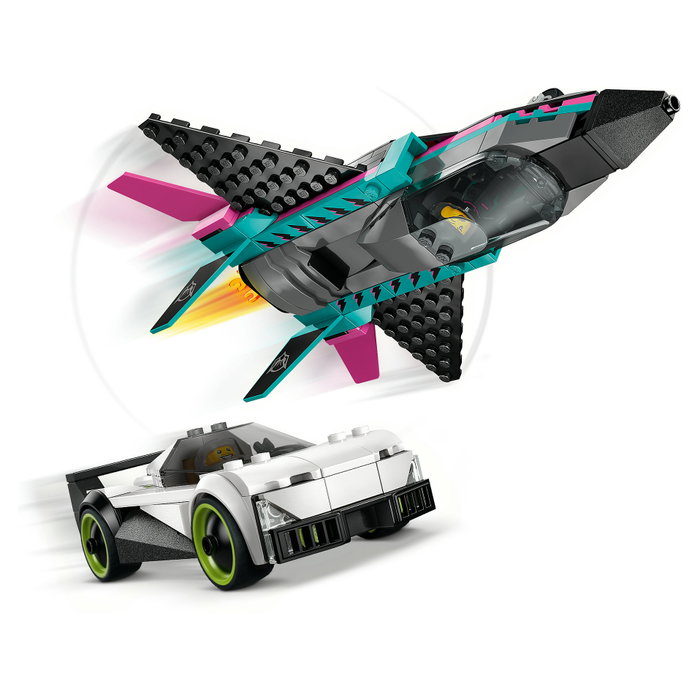 LEGO City 60489 Jet vs. Coche
