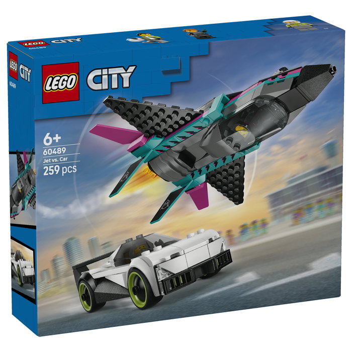 LEGO City 60489 Jet vs. Coche