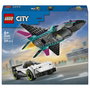 LEGO City 60489 Jet vs. Coche