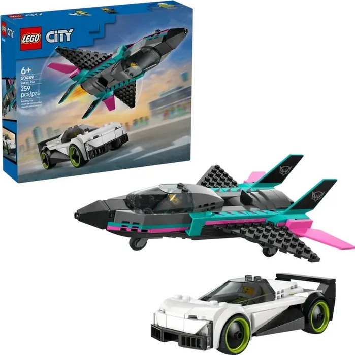 Lego City 60489 Jet Vs. Coche Lego City 60489 Jet Vs. Coche