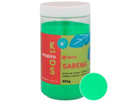 Sarena Arena de Colores Neón Verde 600 g