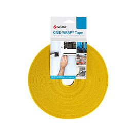 VELCRO One Wrap Band 20 mm, amarillo, 25 m