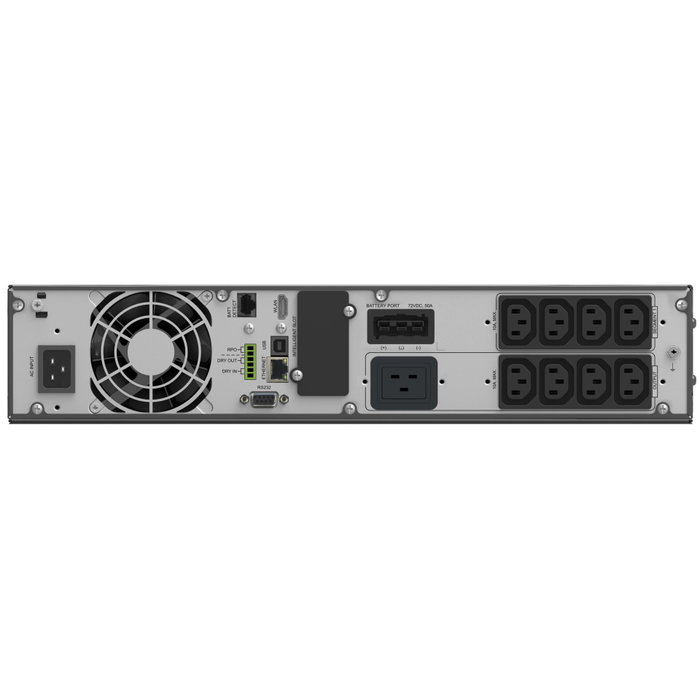 PowerWalker Online 3000VA / 3000W, 8 x C13 & 1 x C19 Out, USB, RS-232, LCD