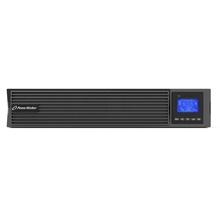 PowerWalker Online 3000VA / 3000W, 8 x C13 & 1 x C19 Out, USB, RS-232, LCD