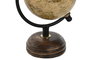 DKD Home Decor Globo Terraqueo Vintage Verde Beige 8 x 14 x 10 cm (3 Unidades)