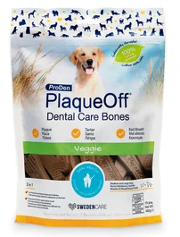 Swedencare Plaqueoff Cuidado Dental Bones Veggie Perro 485 gr Prevención Placa Sarro Mal Aliento