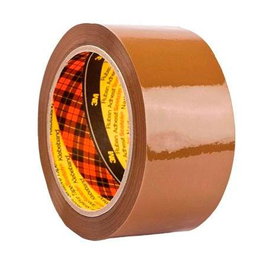 Scotch Cinta de Embalaje 309 Marrón Bajo Ruido 50mm x 66m (Pack 6)