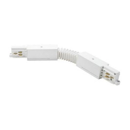 Brumberg 87131070 Conector flexible para carril trifásico ONETRACK DALI/conmutable blanco