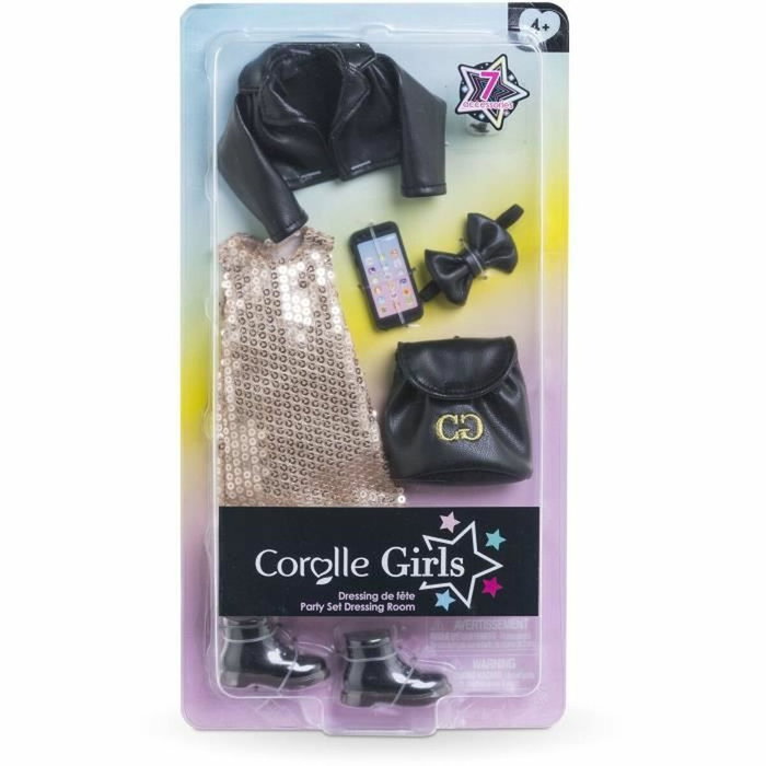 Corolle Vestimenta de fiesta para muñeca maniquí de 28 cm Corolle Vestimenta de fiesta para muñeca maniquí de 28 cm
