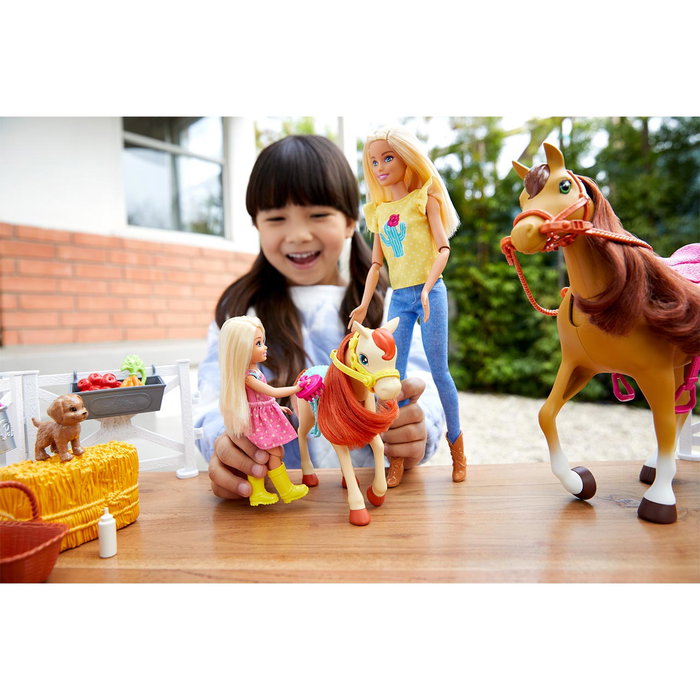 BARBIE Barbie y sus caballos FXH15 Mattel