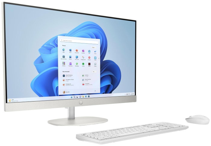 HP All-in-One 27 con pantalla táctil de 27 pulg, Intel Core Ultra 7, 16GB, 512GB SSD, Blanco