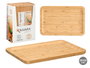Kinvara Bandeja Rectangular de Bambú Natural