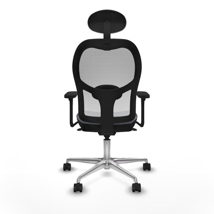 PIQUERAS Y CRESPO Silla de oficina Jorquera con mecanismo Sincro, Gris y Blanco PIQUERAS Y CRESPO Silla de oficina Jorquera con mecanismo Sincro, Gris y Blanco