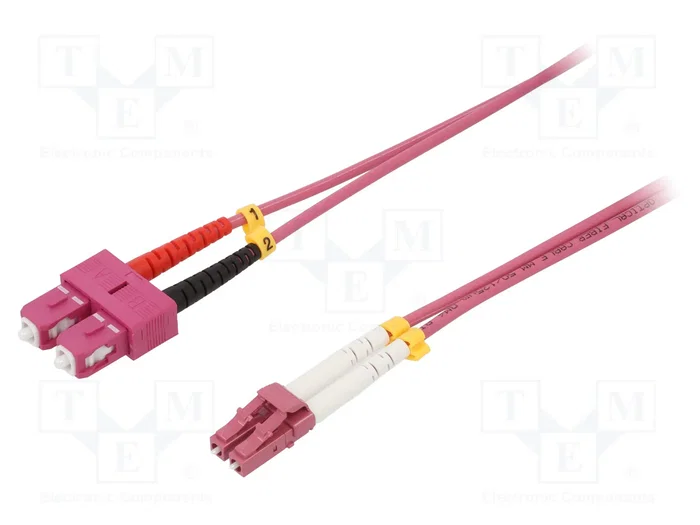 GOOBAY Cable de conexión de fibra óptica OM4 LC/UPC a SC/UPC 0,5m GOOBAY Cable de conexión de fibra óptica OM4 LC/UPC a SC/UPC 0,5m