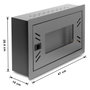 DeLOCK 43423 Rack de pared 4U negro