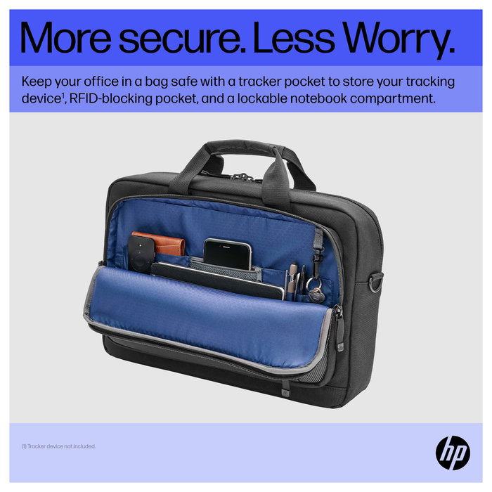 HP Renew Executive Bolsa para Portátil de 16.1 Pulgadas, Negro