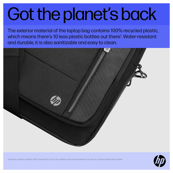 HP Renew Executive Bolsa para Portátil de 16.1 pulgadas, Negro
