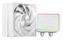 Mars Gaming ML-PROII120 Kit de refrigeración líquida AIO 120mm para procesador, 1 ventilador PWM 800-2000 RPM, blanco, RGB, soporte hasta 300W TDP, Intel LGA1700 / AMD AM4/AM5