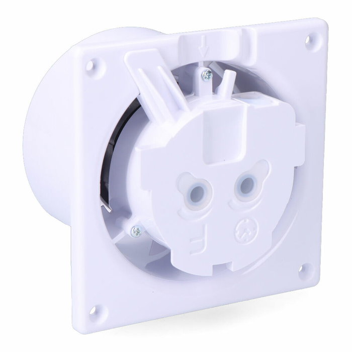 Edm Extractor de aire con tapa blanca de 11W y ø10cm