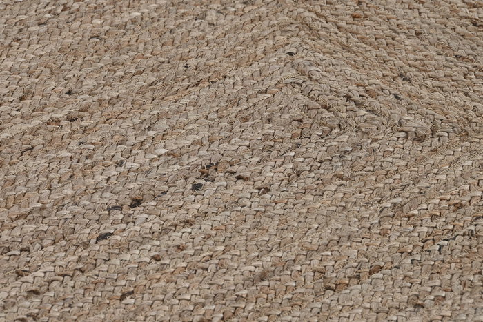 DKD Home Decor Alfombra de Yute y Algodón 160x230 cm Natural
