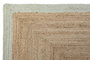 DKD Home Decor Alfombra de Yute y Algodón 160x230 cm Natural