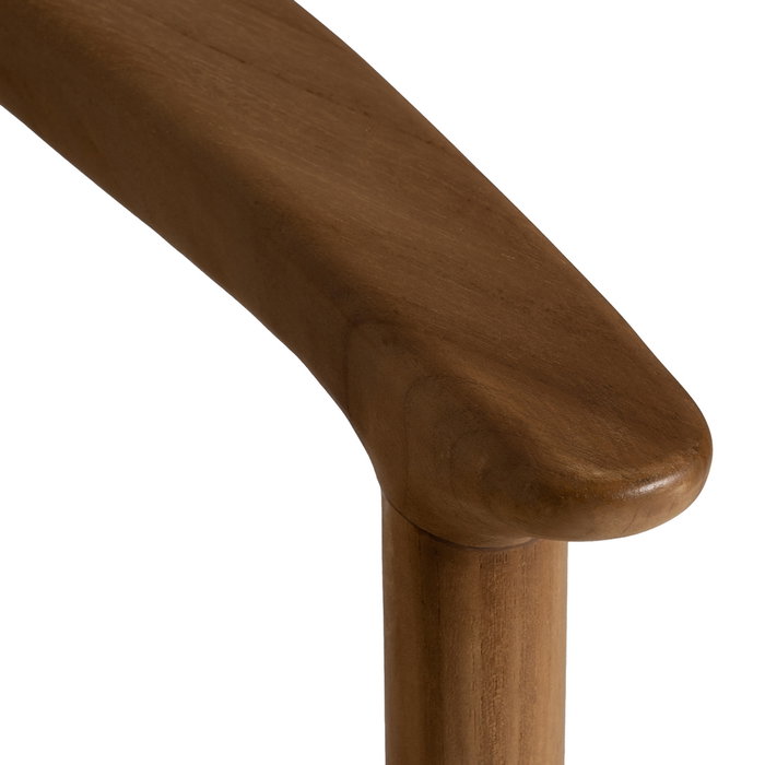 Ixia Silla Apilable de Teka en Madera Natural con Asiento de Malla Ixia Silla Apilable de Teka en Madera Natural con Asiento de Malla
