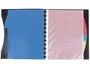 Liderpapel Carpeta A4 con 40 Fundas Intercambiables, 5 Separadores, Sobre, Goma y Portada Personalizable Negra