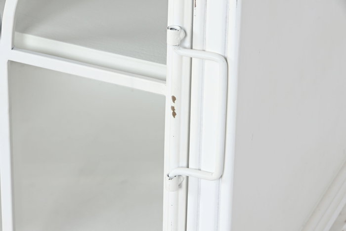 Mesita De Noche Romantico DKD Home Decor Blanco Natural 40 x 56 x 45 cm