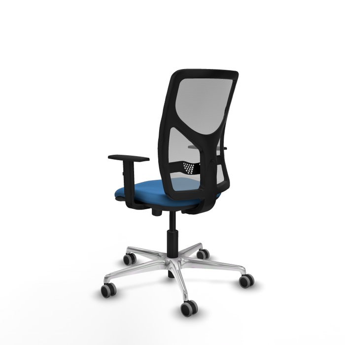 PIQUERAS Y CRESPO Silla de oficina Motilla Azul claro y Gris PIQUERAS Y CRESPO Silla de oficina Motilla Azul claro y Gris