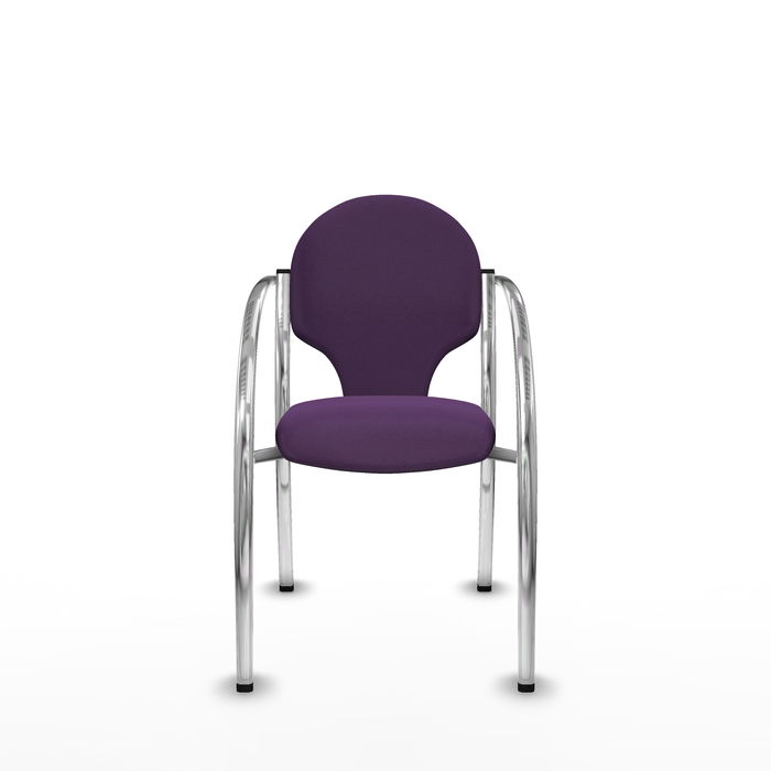Silla de Recepción Hellín Piqueras y Crespo 220PTCRB760 Morado 2 Unidades