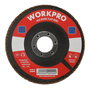 Workpro Disco lÃ¡minas plano Ã˜100 x 16 mm 120 g - Disco abrasivo de Ã³xido de aluminio para hierro fundido, acero y madera