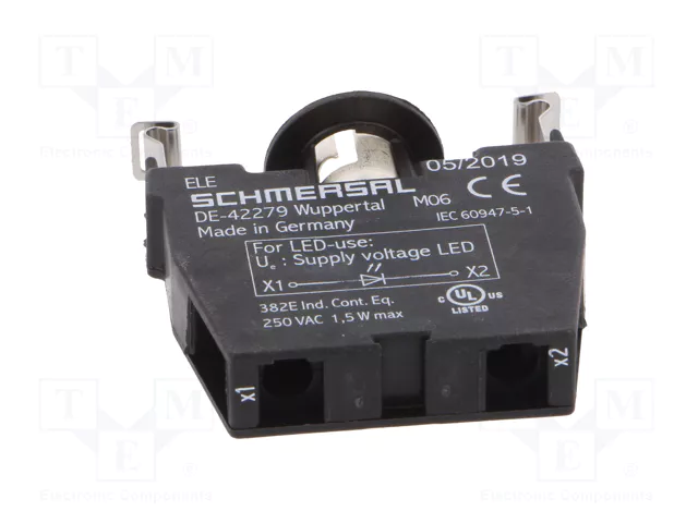 SCHMERSAL Enchufe para lámparas serie EF 22mm