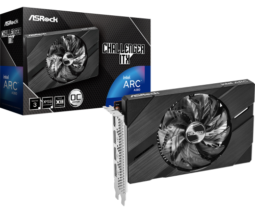 ASRock Challenger Intel Arc A380 ITX 6GB GDDR6 OC